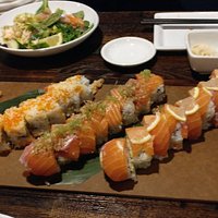 Great selection of sushi