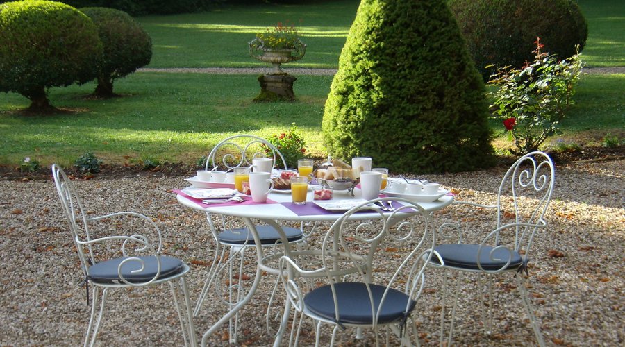 Petit déjeuner dans le parc