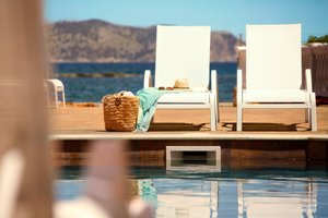Pool och strand