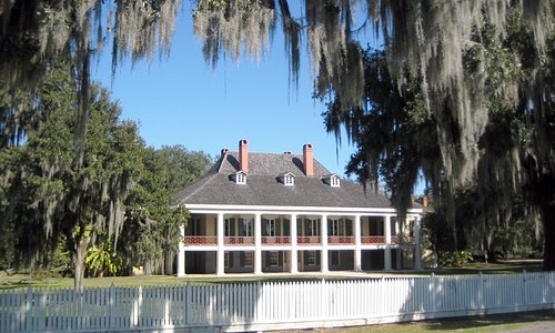 Destrehan Plantation from the River Road