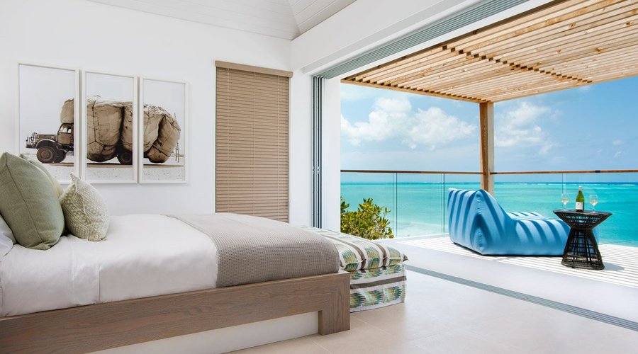 Primary guest room overlooking the ocean.