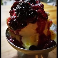 House made gelato with fresh berries