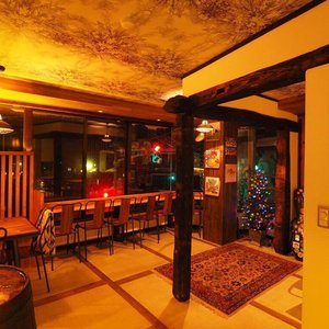 Winterland Taproom is downstairs -  relaxed, fun, casual dining - traditional Japanese design meets Pacific Northwest Taproom.