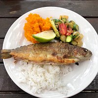 One the rare restaurants one can have a nice meal of Trout.