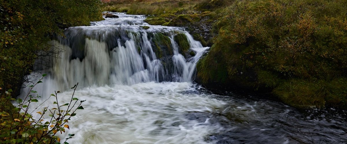 Bone Caves waterfall
