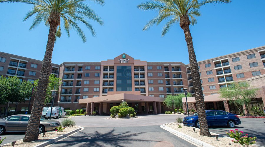 Entrance at the Embassy Suites by Hilton Phoenix-Scottsdale