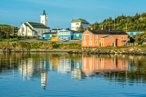 Anchor Inn Hotel in Twillingate, image may contain: Newfoundland, Waterfront, Neighborhood, Scenery
