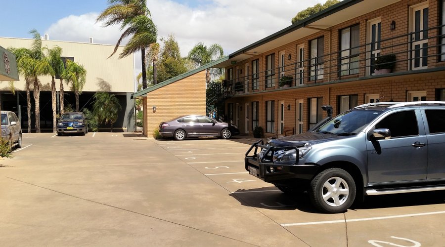 Ample parking area