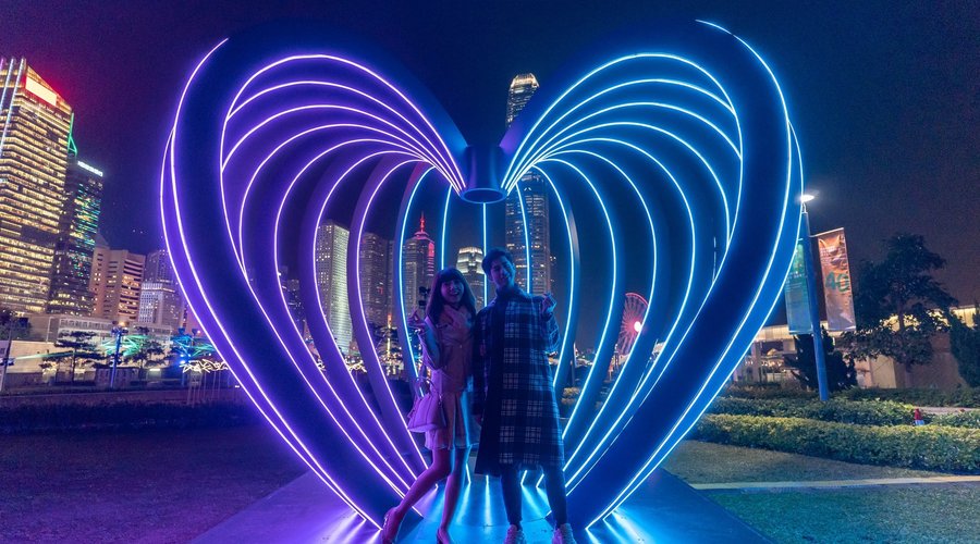 Get a free love lock to seal your love at the International Light Art Display in Hong Kong. For more details please check out www.discoverhongkong.com