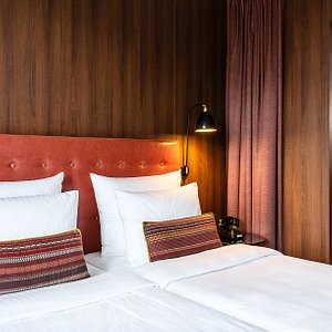 AMERON Hamburg Hotel Speicherstadt in Hamburg, image may contain: Cushion, Home Decor, Interior Design, Pillow