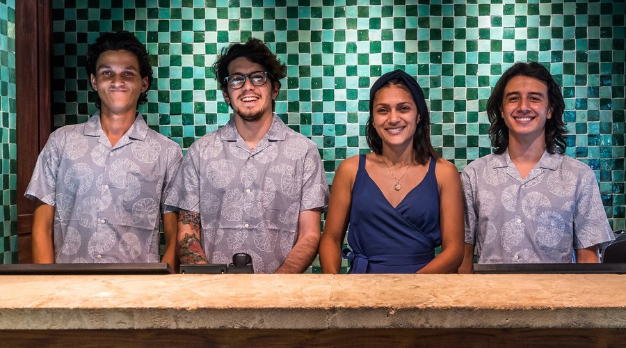 Our front desk crew