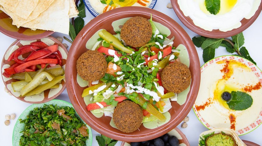 Salade falafel