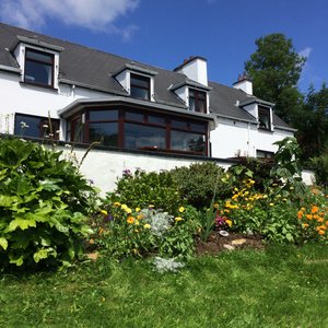 hostel flower garden