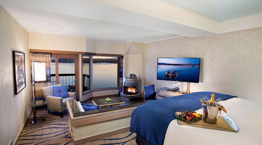 Guest Room with Fireplace