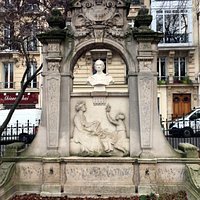 Fontaine Octave Greard at Square Paul-Painlevé