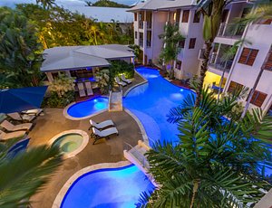Meridian Port Douglas in Port Douglas, image may contain: Hotel, Resort, Pool, Villa