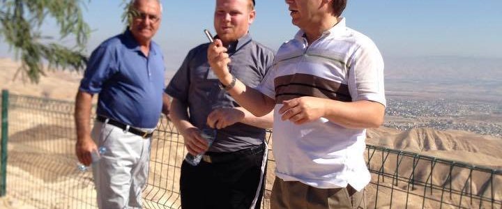 Overlooking Jericho in a Jewish "Settlement" in the Judean Desert