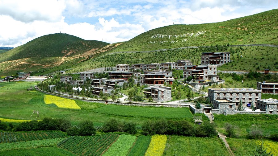 香格里拉林卡全景