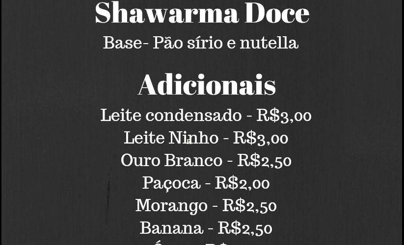 Shawarma doce