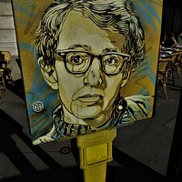 La fresque sur la boîte postale