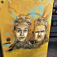 Fresque sur la boîte postale