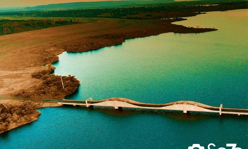 Lago Salto do Rio Verdinho, Rio Verdinho, Município de Caçu Estado de Goiás