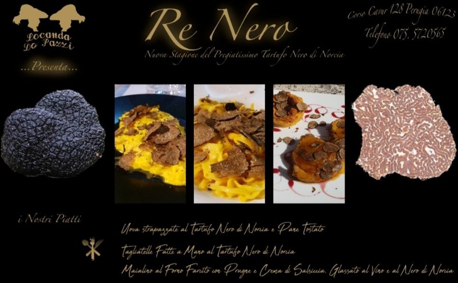 Menu' degustazione al Nero di Norcia