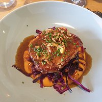 Je ne sais pas le titre exact : Veau, patate douce, choux rouge