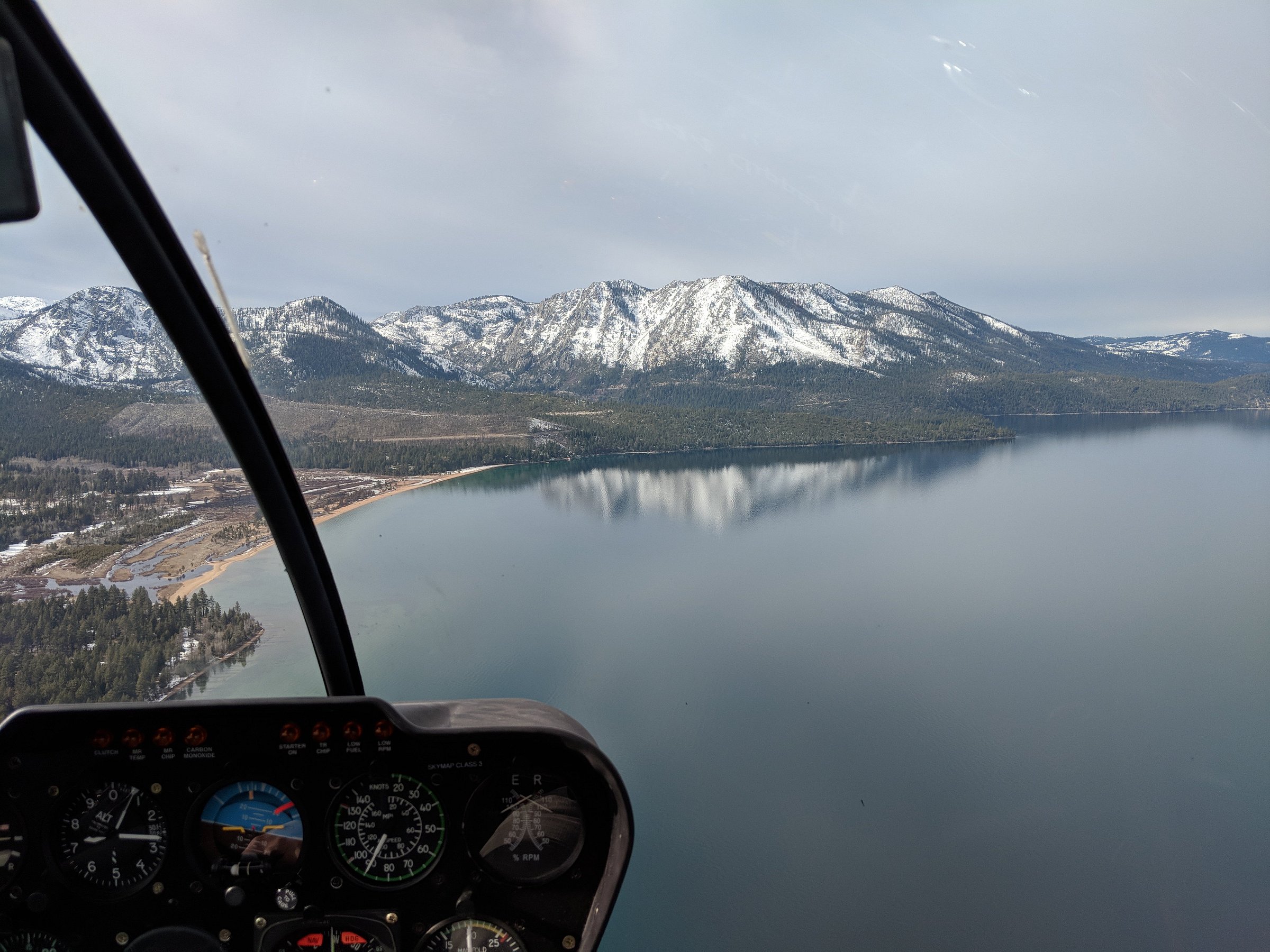 helicopter tours lake tahoe