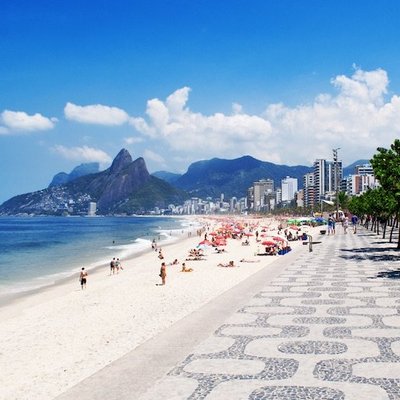 plan des plages à rio de janeiro