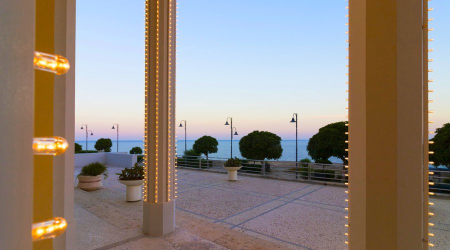 Vista serale dall'Albergo Palazzo