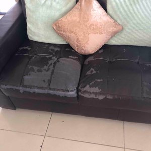 Couch in the lounge area