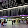 The famous flights board at Terminal 1