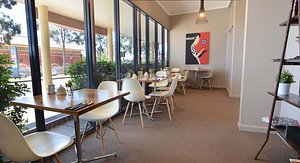 Barclay On View in Bendigo, image may contain: Dining Room, Dining Table, Table, Restaurant