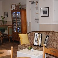 Unser gemütliches Chipendale Sofa.