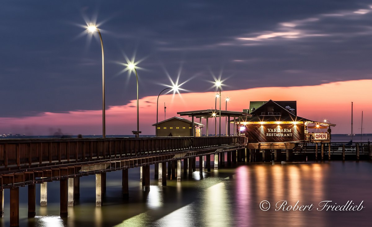 Pier makes a great backdrop at sunrise! - Picture of Gulf State Park Fishing  Pier, Gulf Shores - Tripadvisor