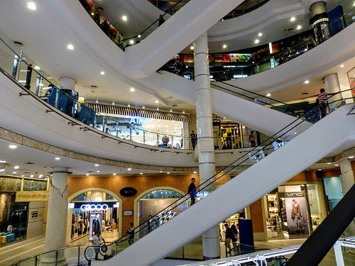 Bangkok Thailand - October 30 2021: Exterior of a Louis Vuitton store at  Siam Paragon shopping mall. Stock Photo