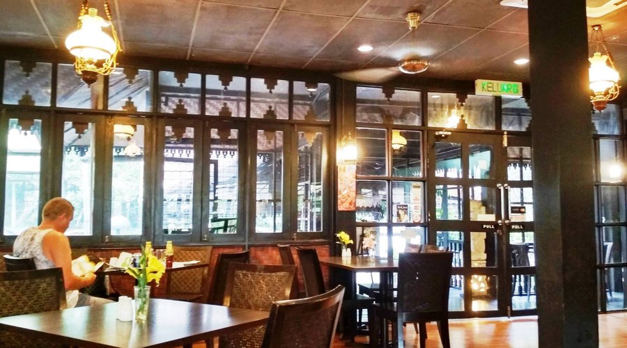 Inside the restaurant