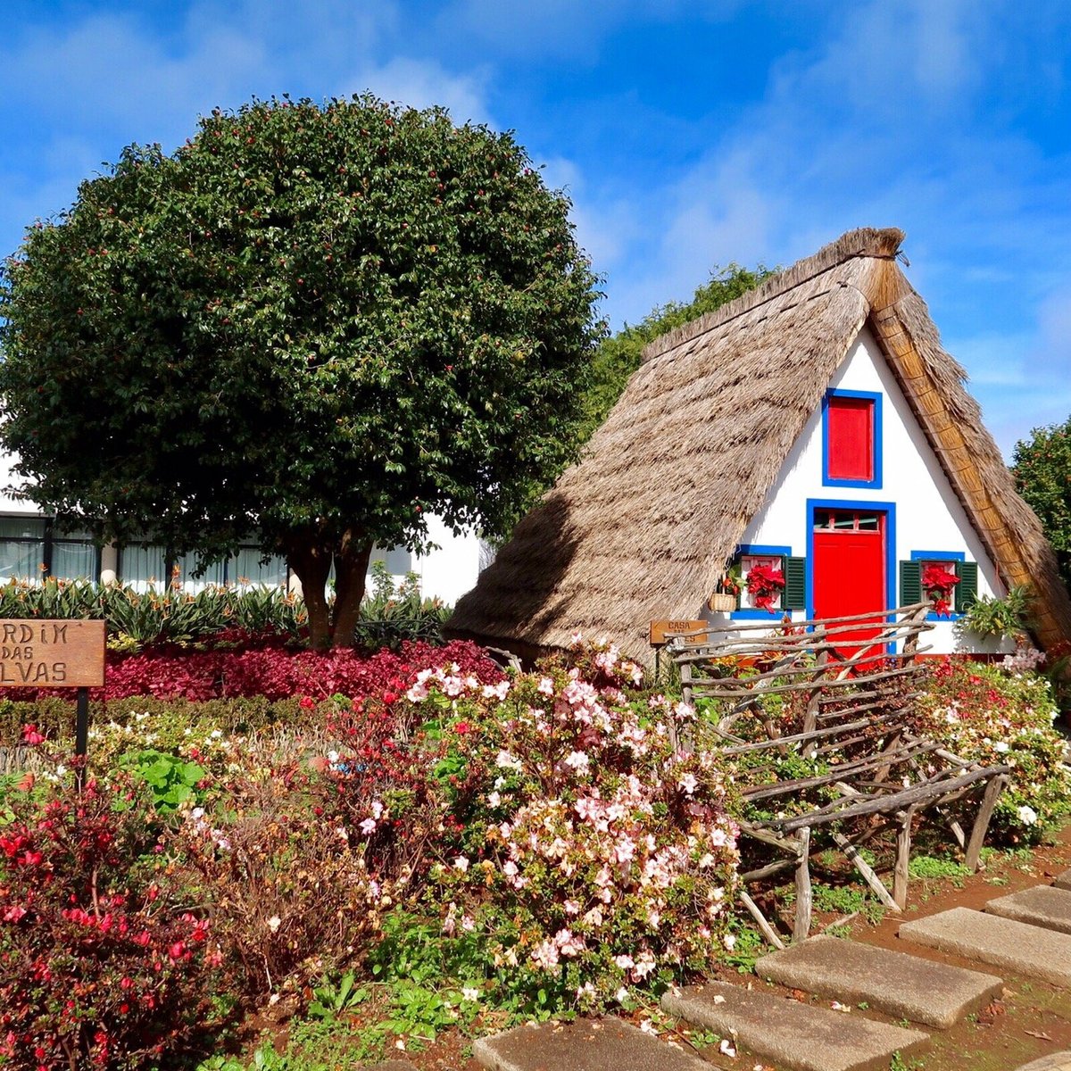 Casa de Santana', a traditional type of house in Madeira Islands