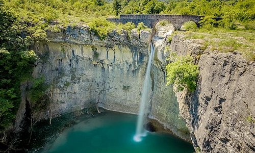 Stunning Sopot waterfall near Pićan, Istria-Croatia.