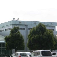 駐車場は広い。