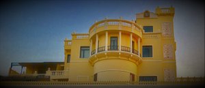Ratnawali – A Vegetarian Heritage Hotel in Jaipur, image may contain: Villa, Housing, House, Building