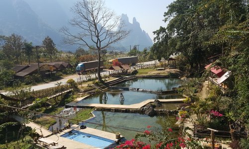 Hotspring KASI Resort far from vangvieng 75 km on the way to LPB