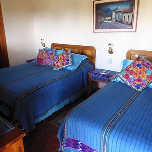 Nicely decorated room Guatemala style