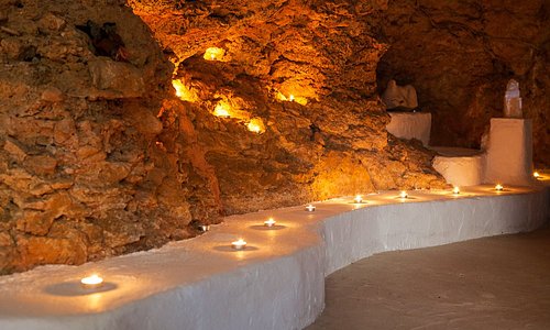 Our enchanting cave where breakfast is served