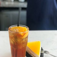 iced peach tea