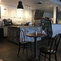 Great space inside Arepa Please
