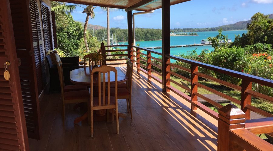 Villa 1 - Balcony jetty & sea view