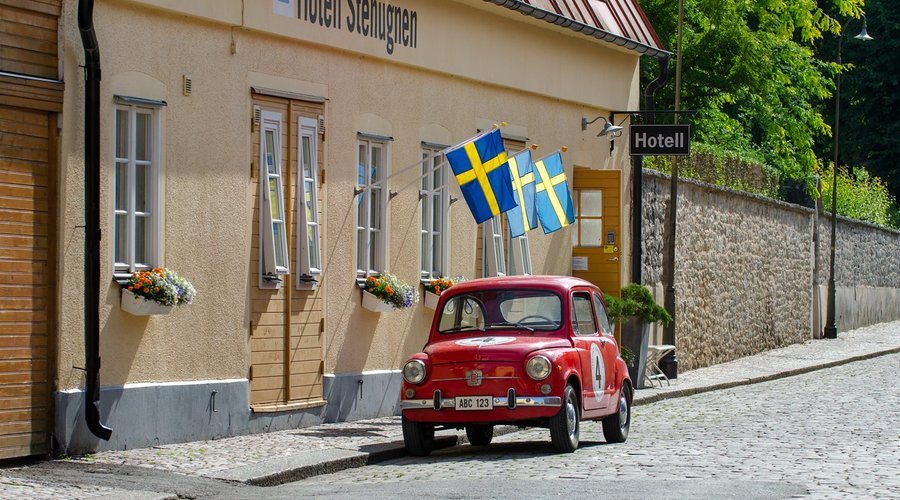 Hotell Stenugnen en härlig sommardag