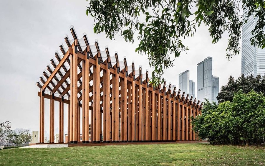 Come enjoy the serenity and ambiance of the West Kowloon Cultural District in the newly opened 'Competition Pavilion' and enjoy the views along the waterfront promenade. Photo courtesy of the West Kowloon Cultural District Authority.